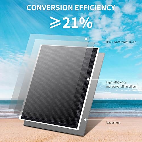 Miniatura 2 de Panel solar de 2 W, cargador solar de batería para teléfono móvil con puerto USB-C, cable de conector para iPhone, aplicación de emergencia al aire