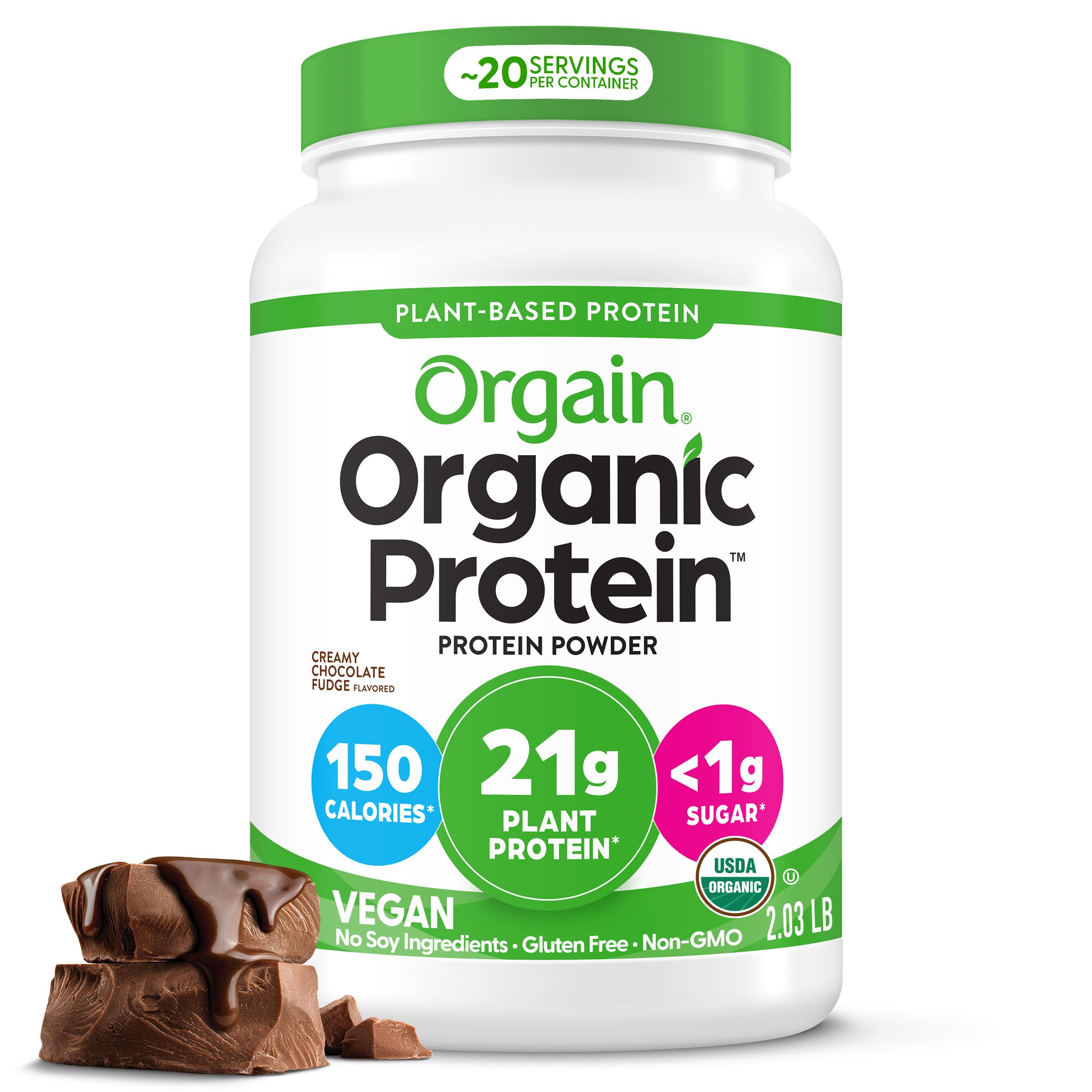 Orgain Organic Vegan 21g Protein Powder, Vanilla Bean, 10 Travel Packs — Amazon image 11