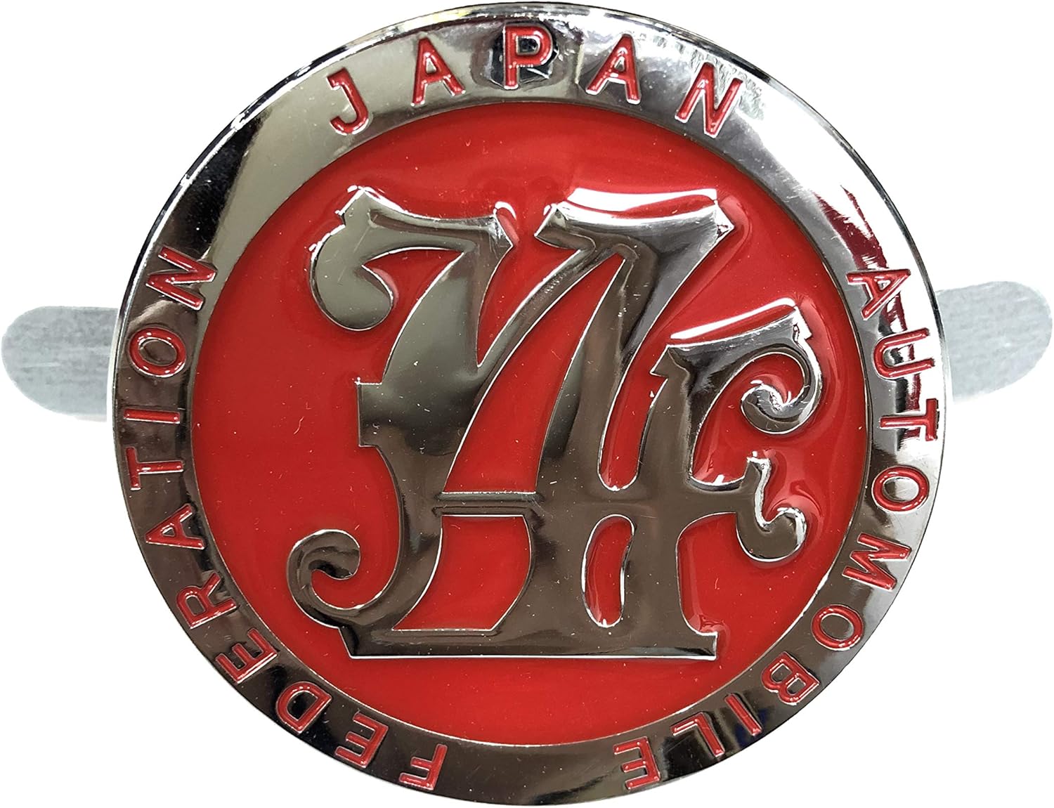 Red JAF Logo Japan Automobile Federation JDM Car Grille Emblem - Foto 2