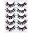 False Eyelashes with Color Deep Pink Color Lashes Volume Faux Mink Lashes Cat Eye Dramatic Color Eyelashes Party Long Strip Lash Pack