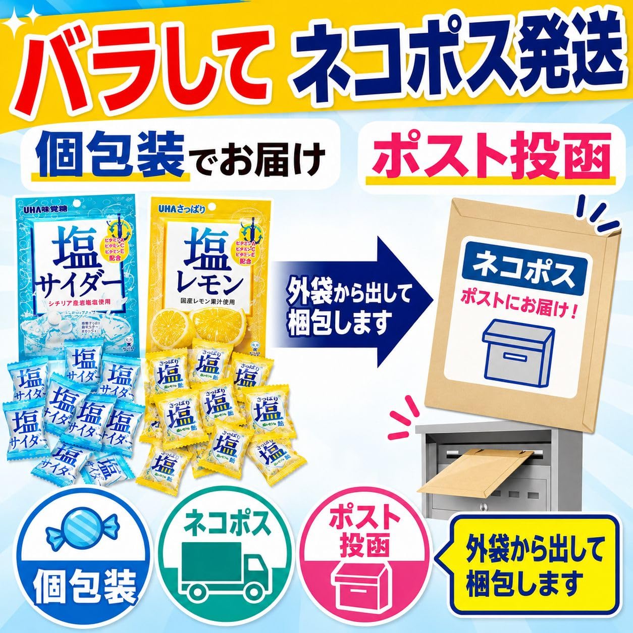 Amazon.co.jp: 味覚糖 塩サイダー 飴 大容量 100粒 塩飴 熱中症対策