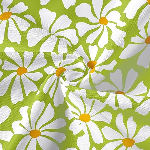 Miniatura 12 de Cortina de ducha floral de margaritas azules, cortina de ducha bohemia con flores de primavera para baño femenino, juego de cortina de ducha moderna