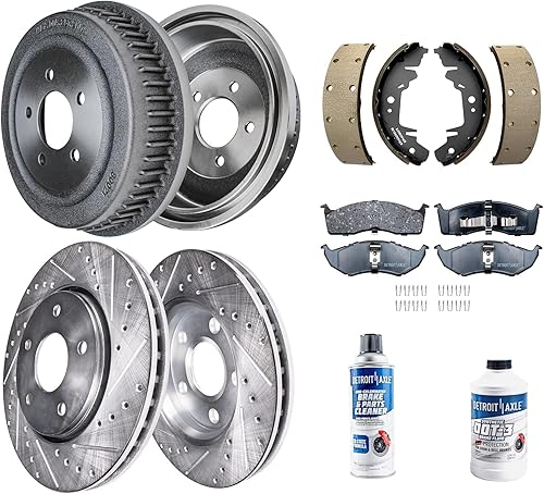 Miniatura 23 de Detroit Axle - Kit de freno trasero para Chevy GMC Silverado Sierra Suburban 1500 Yukon Tahoe Avalanche Cadillac Escalade Pinza de freno de disco