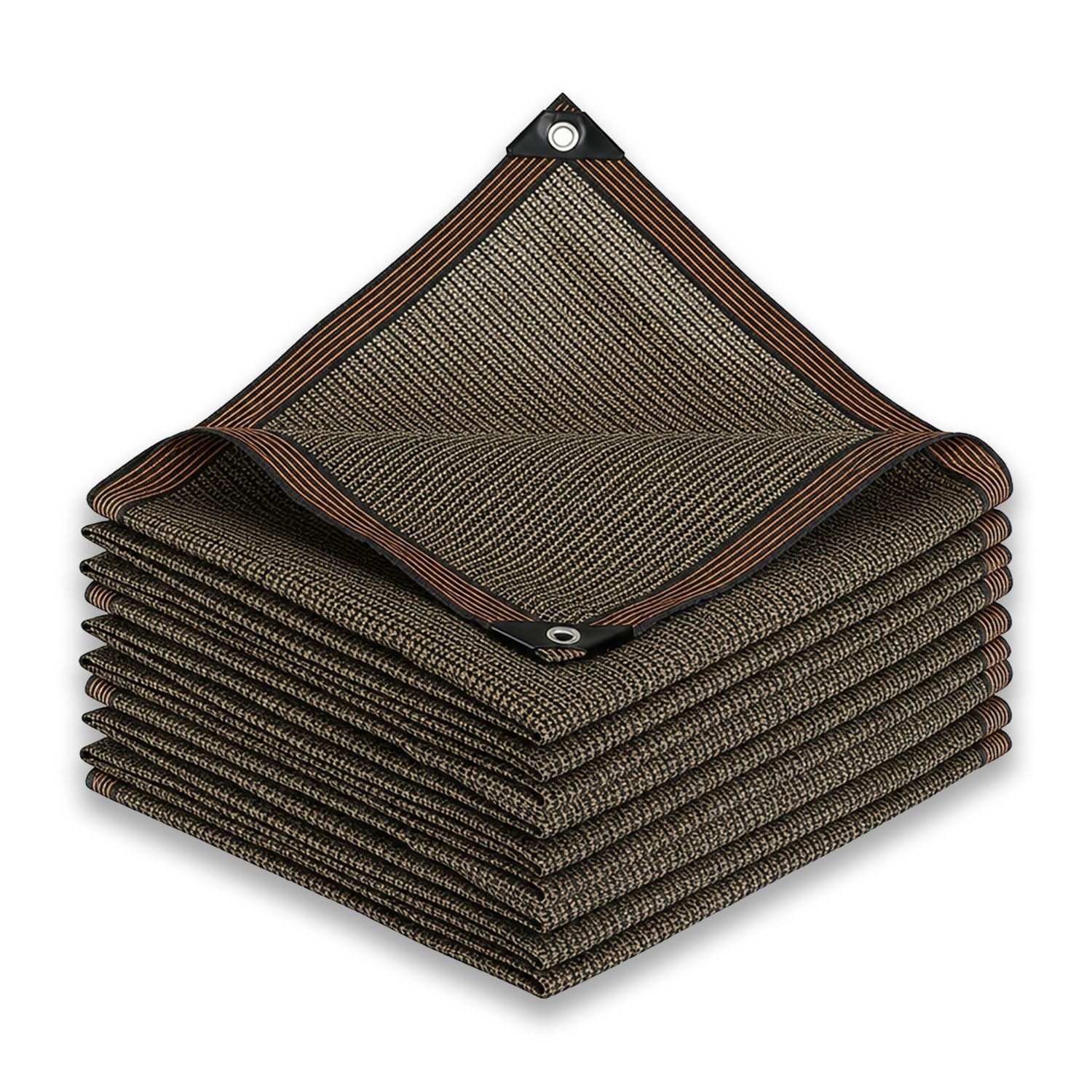 Red De Sombra Exterior, Malla Sombra Jardín 90% UV Toldo Vela De Sombreo | Tela De Lona Sombreo Con Ojales Permeable Toldo De Sombreado Protección Solar, Para Invernadero Plantas(10x12.0m)