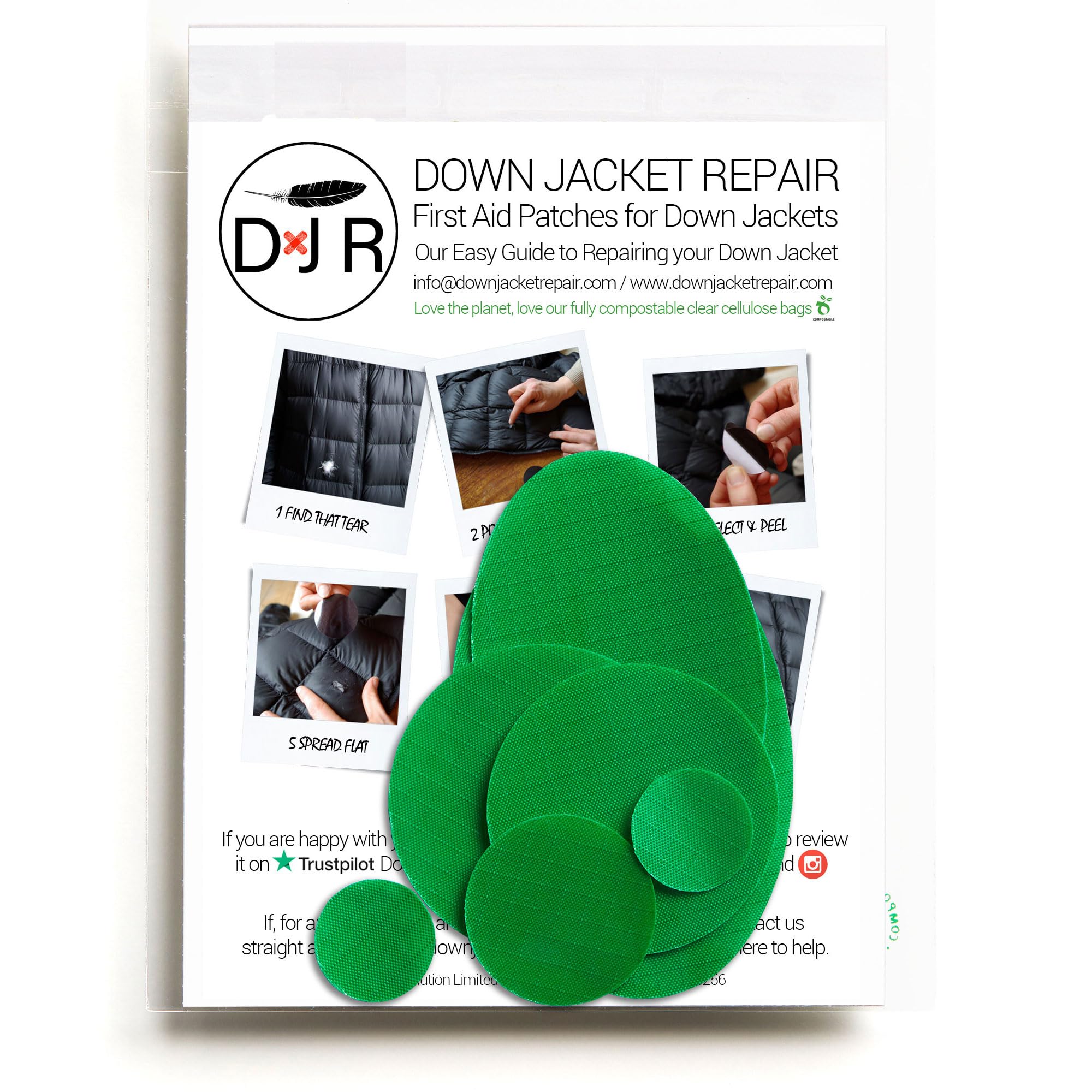 Toppe Di Riparazione Per Piumini, Autoadesive, Morbide - Foto 8