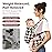 Momcozy Baby Carrier - Ergonomic, Cozy and Lightweight Carrier for 7-44lbs, Effortless to Put On, Ideal for Hands-Free Parenting, Enhanced Lumbar Support, Houndstooth