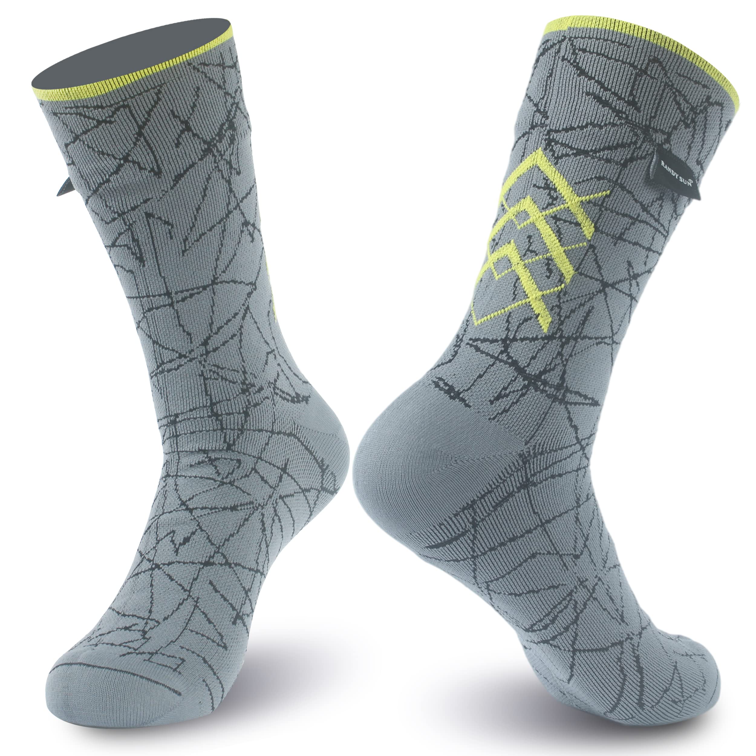 RANDY SUN Waterproof Breathable Socks, [SGS Certified] Unisex Skiing Trekking Hiking Wading Trail Socks