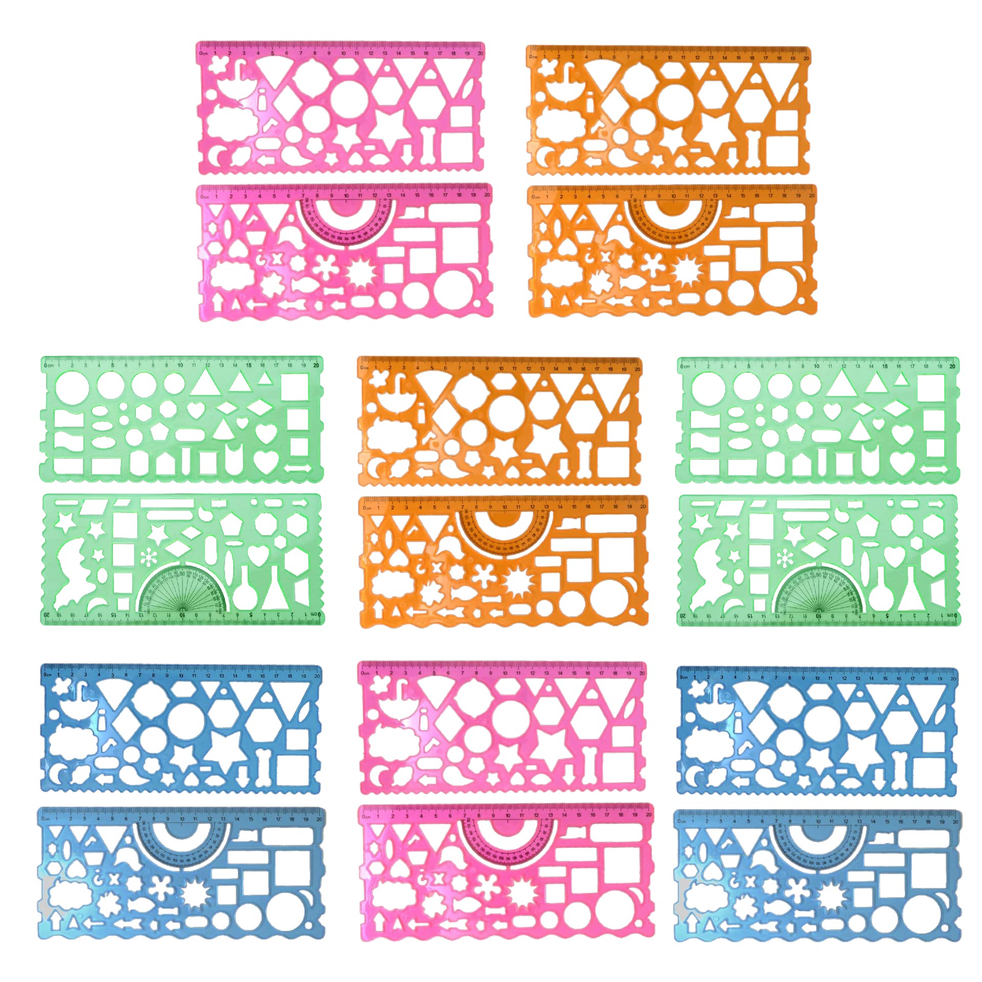 ShubhKraft Kids Birthday Party Return Gift Item in Bulk | Creative Designer Spirograph/Drawing Tools for Kids/School Supplies (Pack of 8, Multicolor)