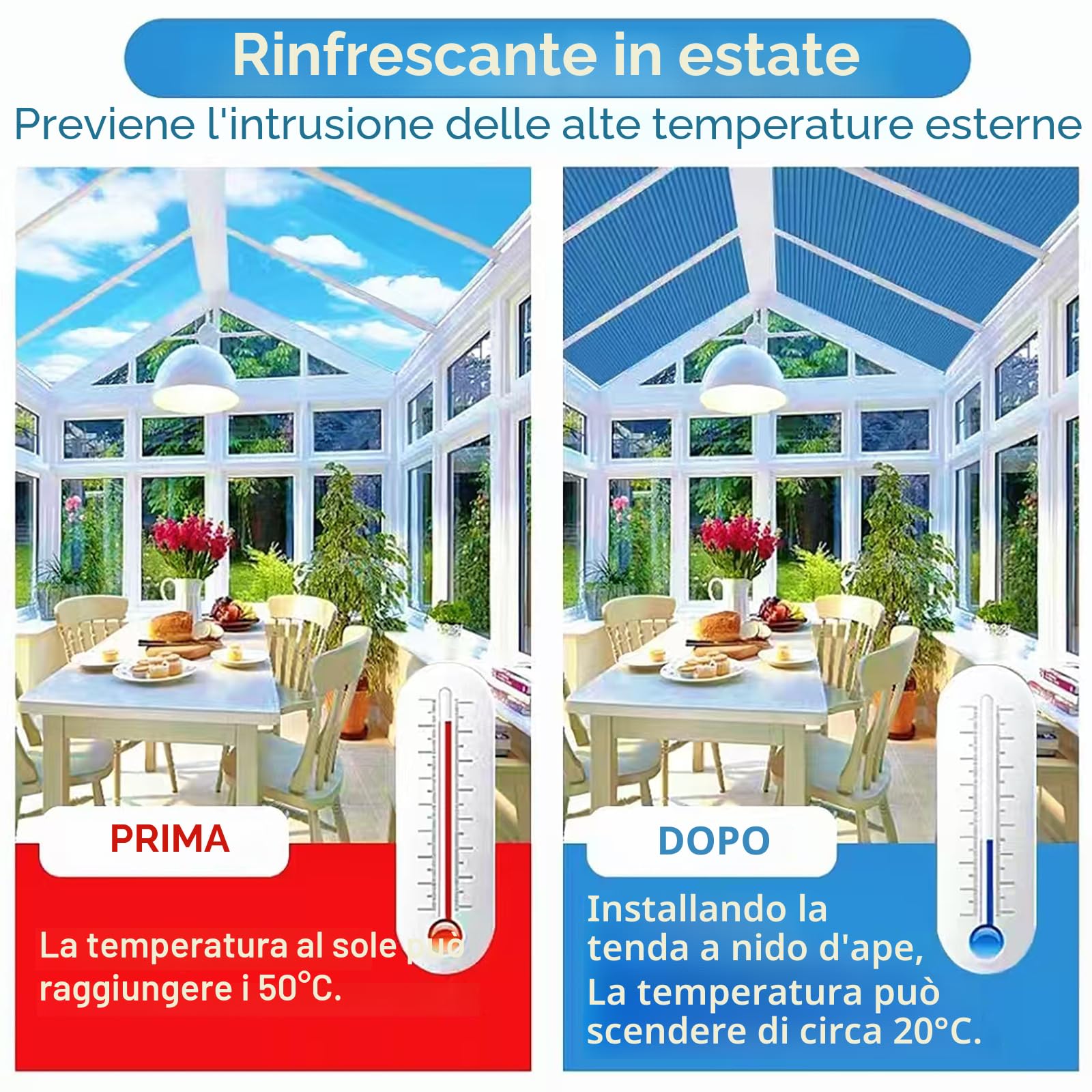 TIPIACE Tende Avvolgibili Motorizzate con Alimentazione Cablata O Batteria Ricaricabile - Tessuto Honeycomb Impermeabile Blackout Completo per Lucernari, Misure Personalizzate (dark grey 93021F)