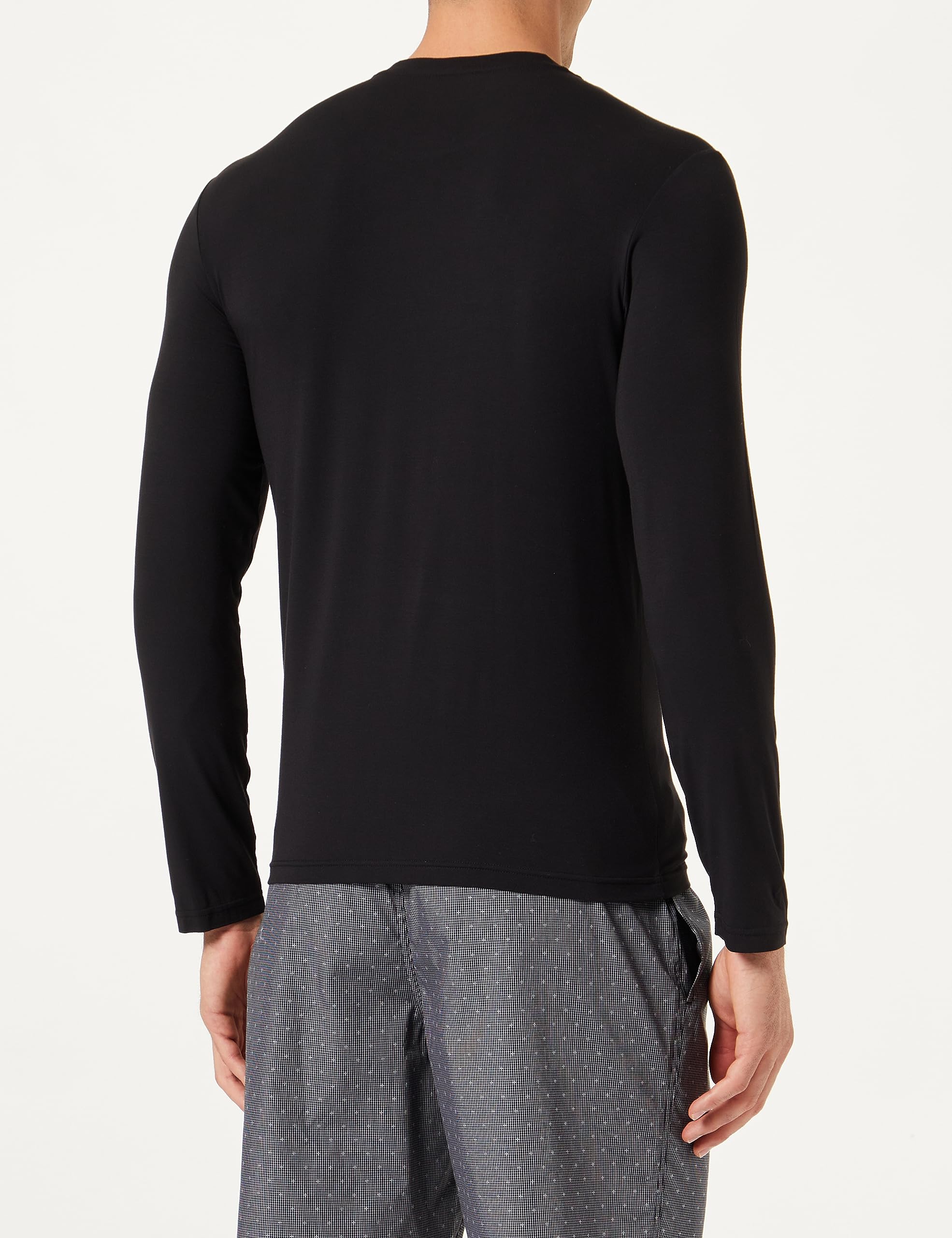 Emporio Armani Soft Modal Men's Long-Sleeved T-Shirt Camiseta Hombre (Pack de 1)