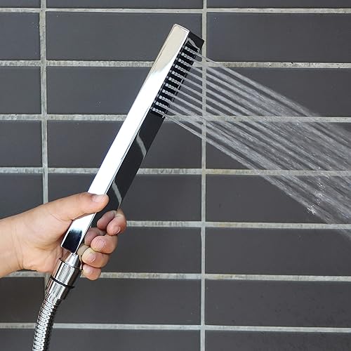 Miniatura 6 de Grifos de bañera independientes Llenadores de bañera Cromo Montaje en el piso Llenador de grifo para bañeras Bañeras Tinas Alto Flujo 11.9GPM Baño