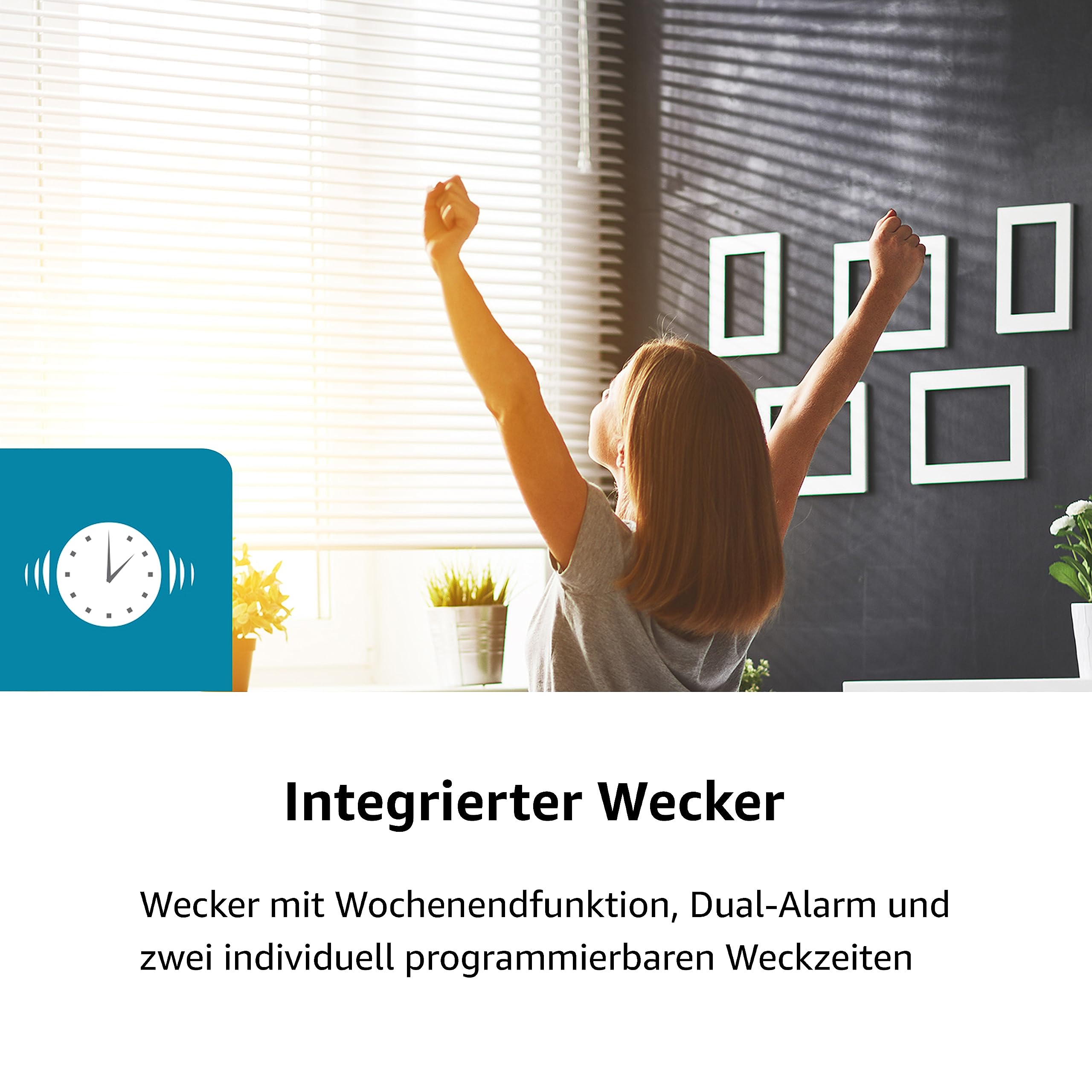Karcher DAB 2405 - tragbares DAB+ Radio (DAB+/UKW, Küchenradio mit Netz/Akkubetrieb, Lautsprecher, Kopfhöreranschluss, Wecker, LCD-Display, kleines Digitalradio, batteriebetrieben, schwarz)