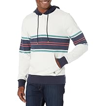 Brooks Brothers Men's Long Sleeve Chest Stripe Rugby Hoodie