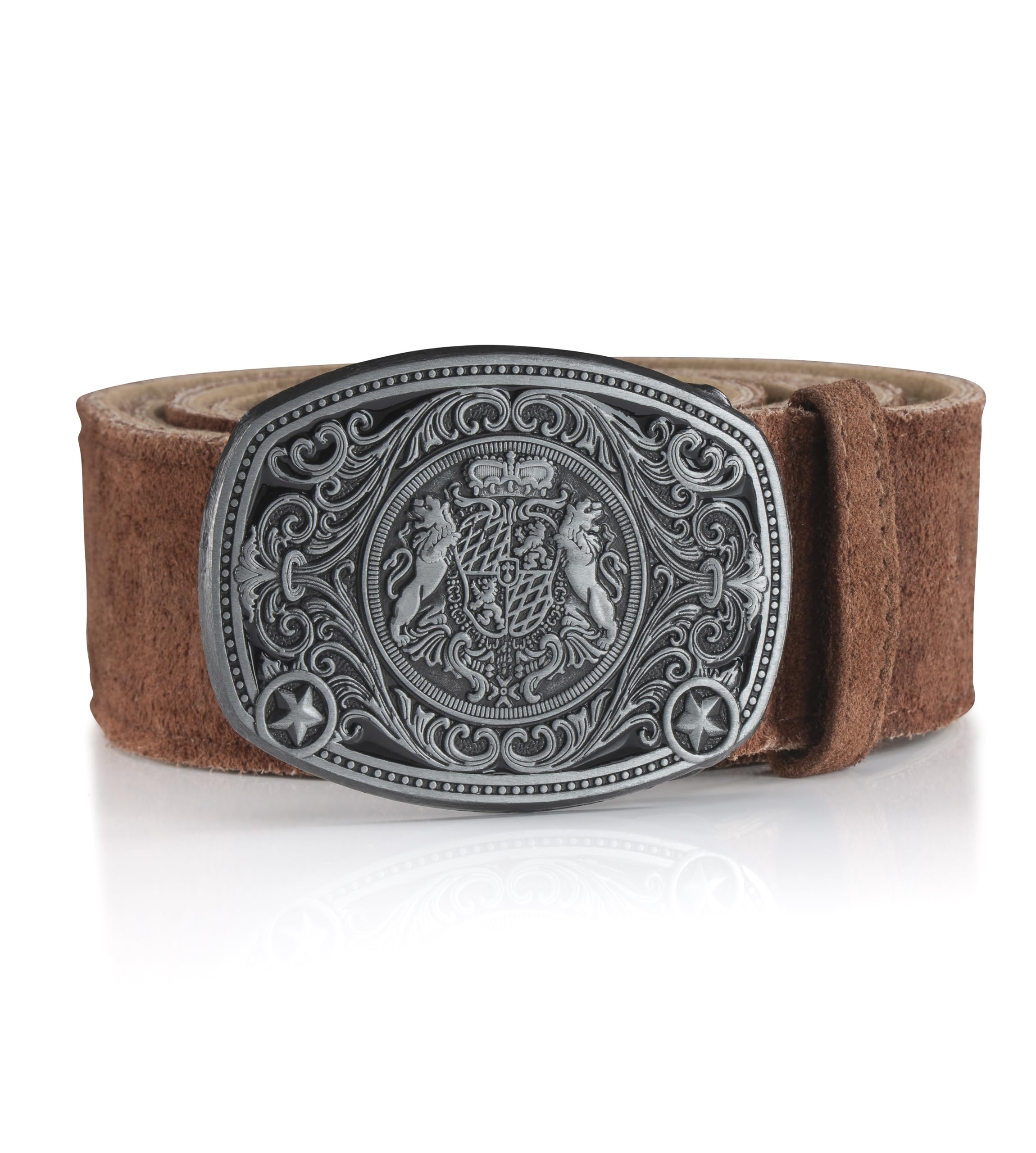 Schöneberger Trachten Couture Men's Belt - brown - 50