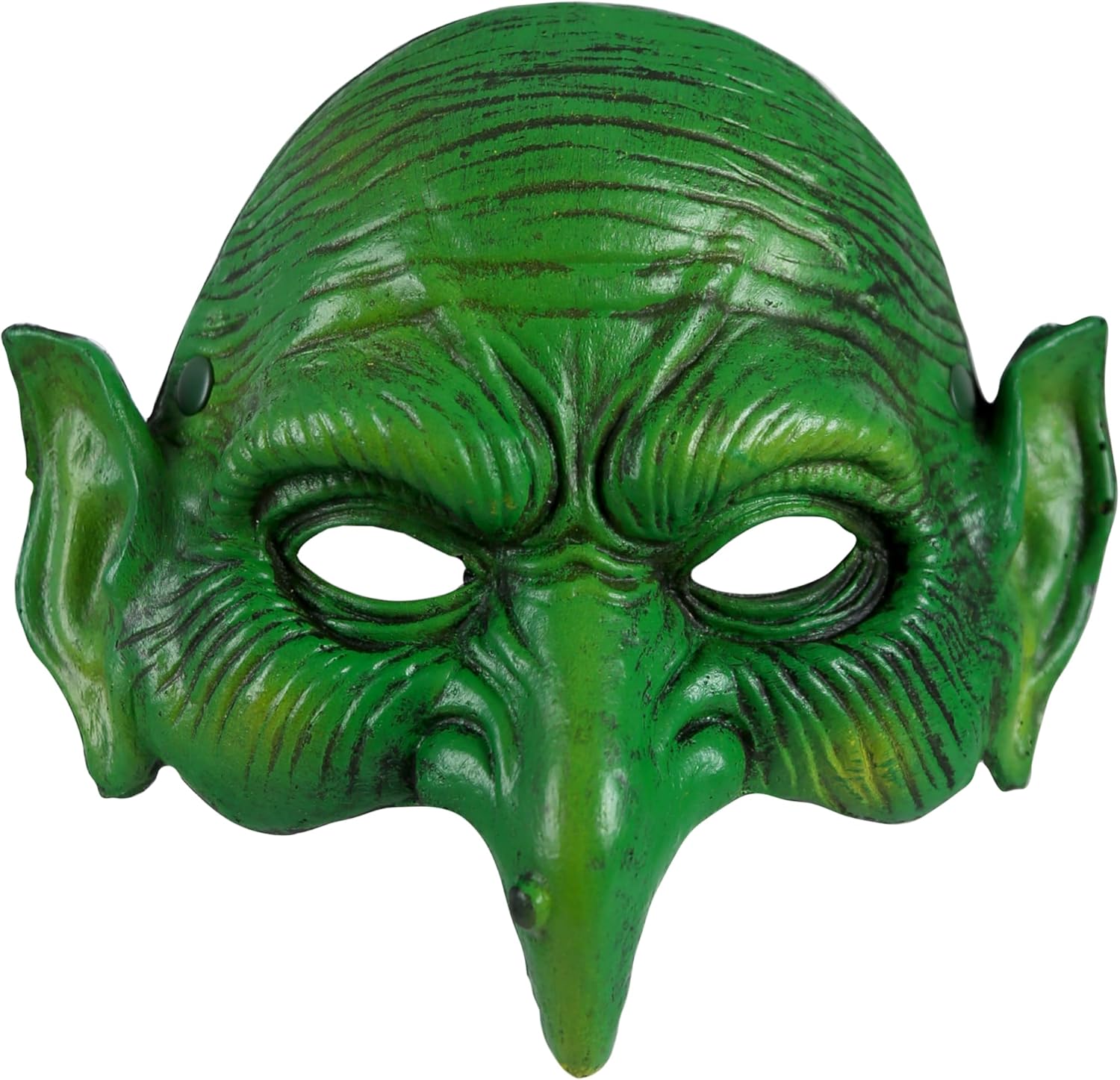 MCJC Goblin Mask, Halloween Green Witch Masquerade Mask, Scary Costume Accessory - Image 7