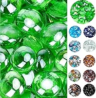 Vista 11 de onlyfire Cuentas de vidrio planas para hoguera de propano, rocas de vidrio reflectantes de 1/2 pulgada, canicas planas de 10 libras para chimenea