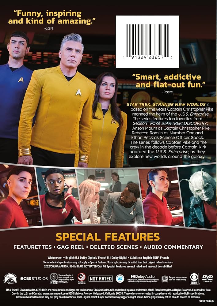Amazon.co.jp: STAR TREK: STRANGE NEW WORLDS - SEASON ONE : DVD