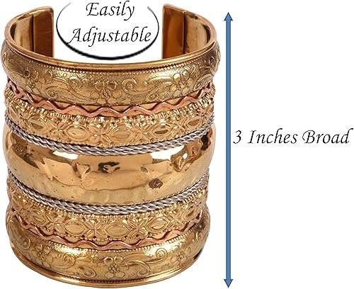 Miniatura 4 de Touchstone Indian Bollywood - Pulsera de joyería hecha a mano, fácil de llevar, elegante y elegante, para mujeres y hombres.