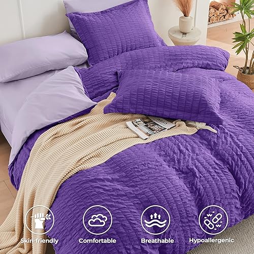 Miniatura 125 de HYMOKEGE - Juego de edredón tamaño king, color negro y rojo, de sirsaca, de 7 piezas, para todas las estaciones, en una bolsa, para dormitorio