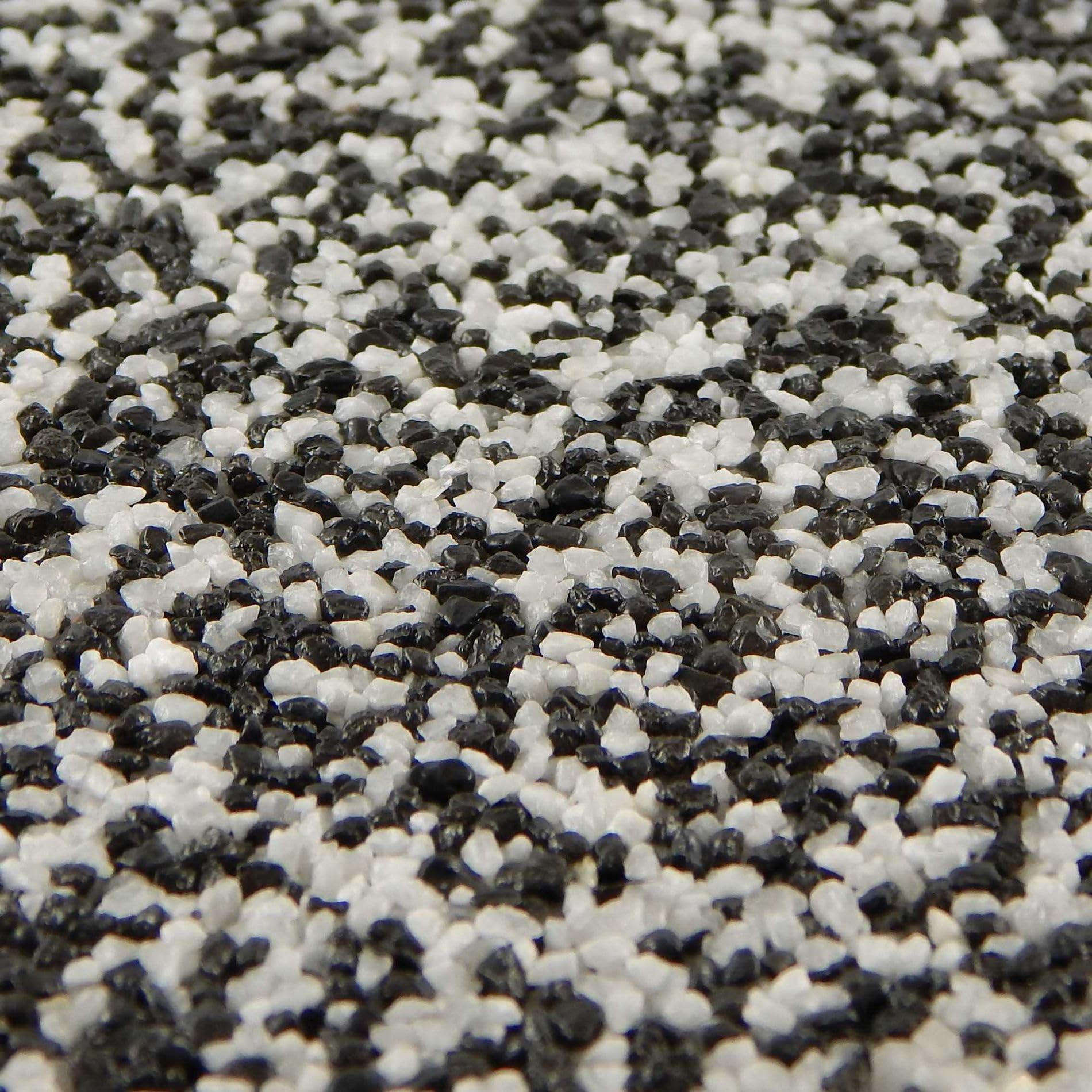 Terralith Buntsteinputz 14kg in schwarz-weiß, Sockelputz für Innen und Außen mit Reinacrylat Bindemittel aus Naturstein, 1-2mm Körnung (BSP10)