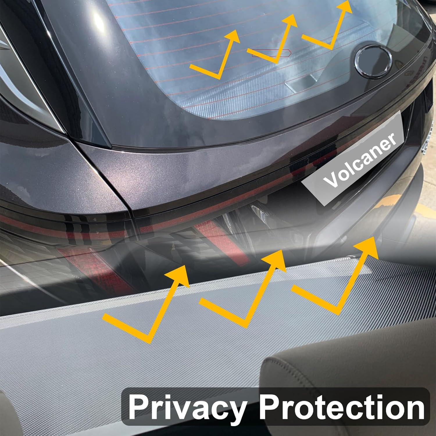 Cargo Cover for Hyundai Tucson 2026 2025 Accessories 2024-2022(Carbon Fiber Texture),Retractable Trunk Cover Organizer Security Shielding Shade Tonneau Cover for Hyundai Tucson Accessories