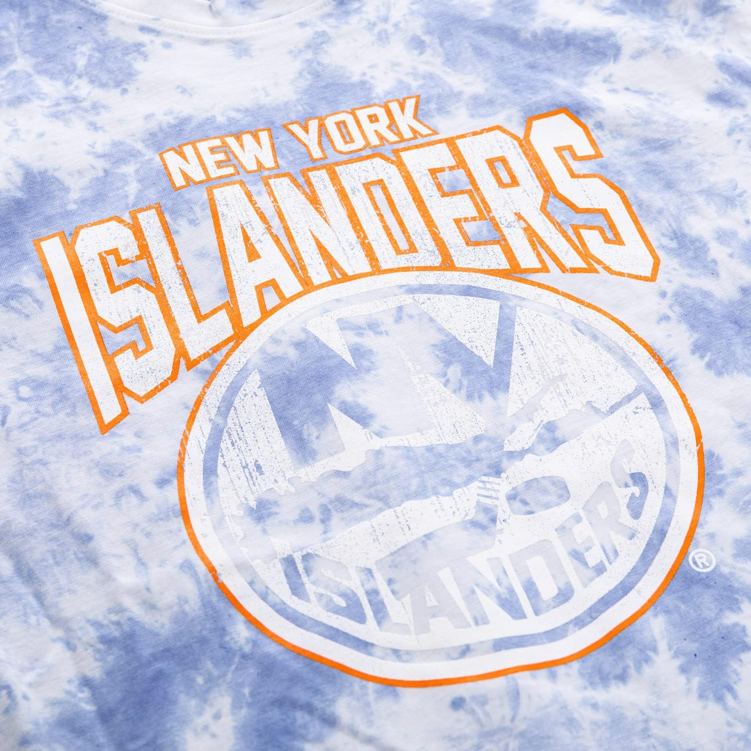 Calhoun NHL Surf & Skate Mens Team Logo Cloud Tie Dye Short Sleeve T-Shirt - Image 4