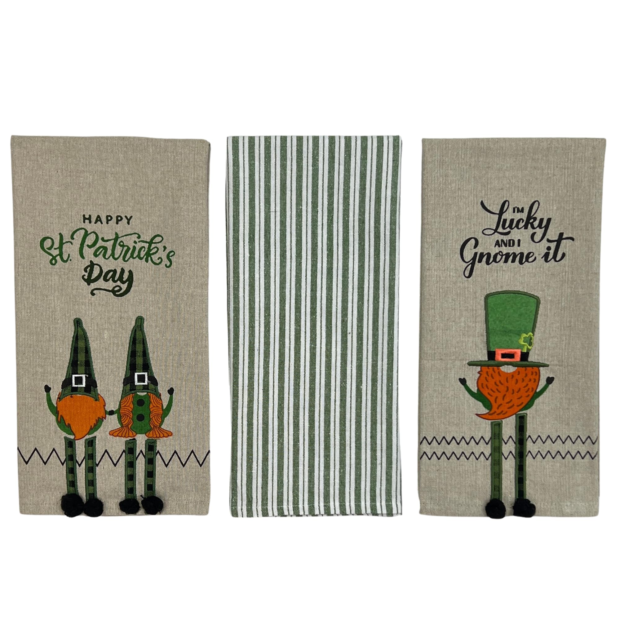 Serafina Home St. Patrick's Day Festliches Zwerg Handtuch-Set
