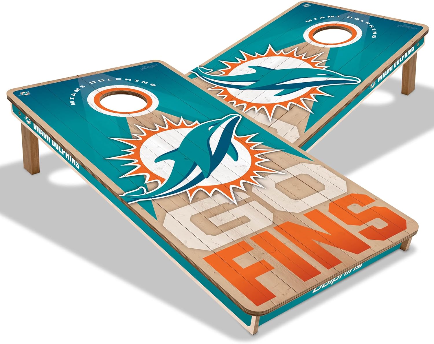 YouTheFan NFL 2' x 4' Slogan Series Professional Wood Cornhole Game