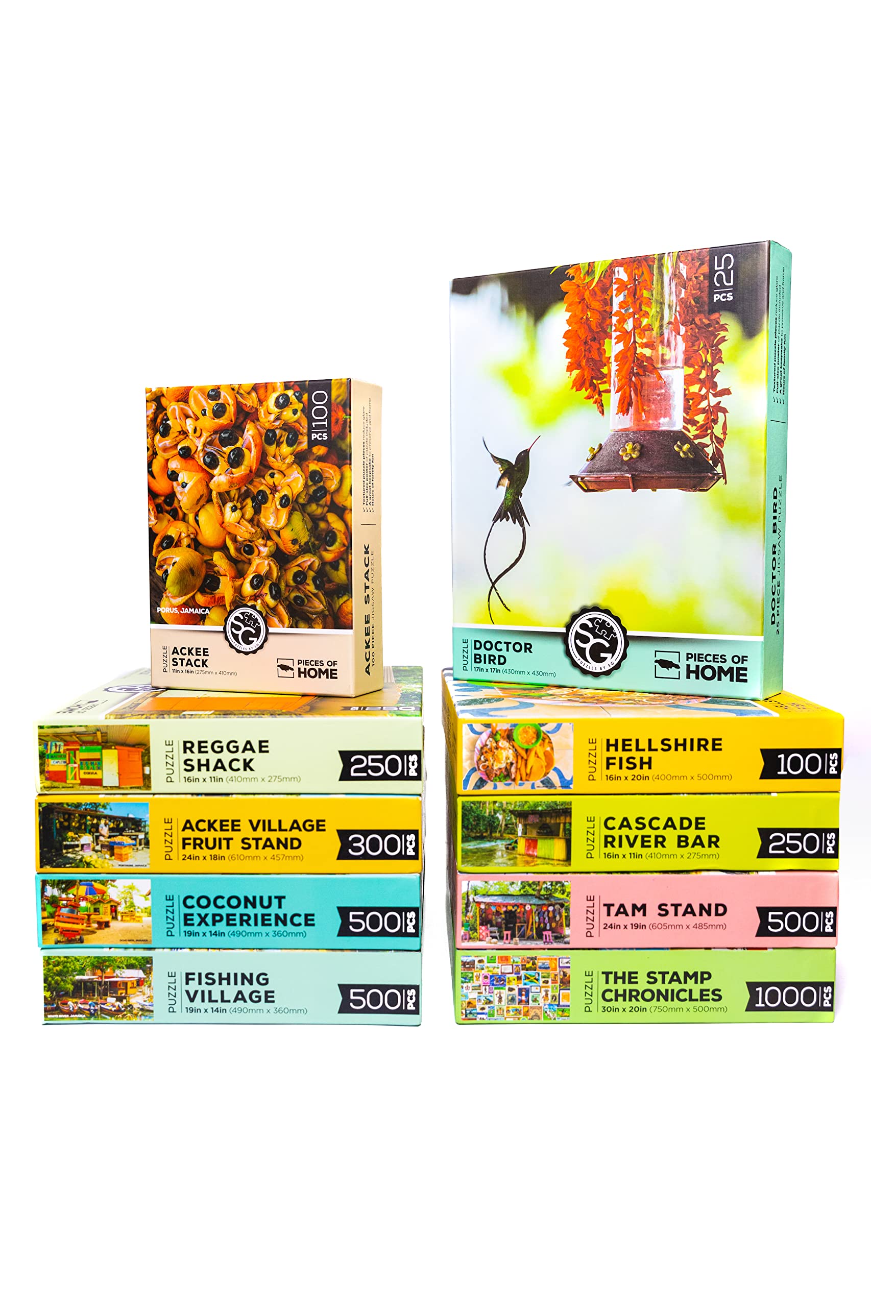 Tam Stand - Puzzle da 500 pezzi per adulti, Jigsaw Puzzles by SG di ispirazione giamaicana, con poster a grandezza naturale, pezzi testurizzati di alta qualità, regalo ideale per famiglie e