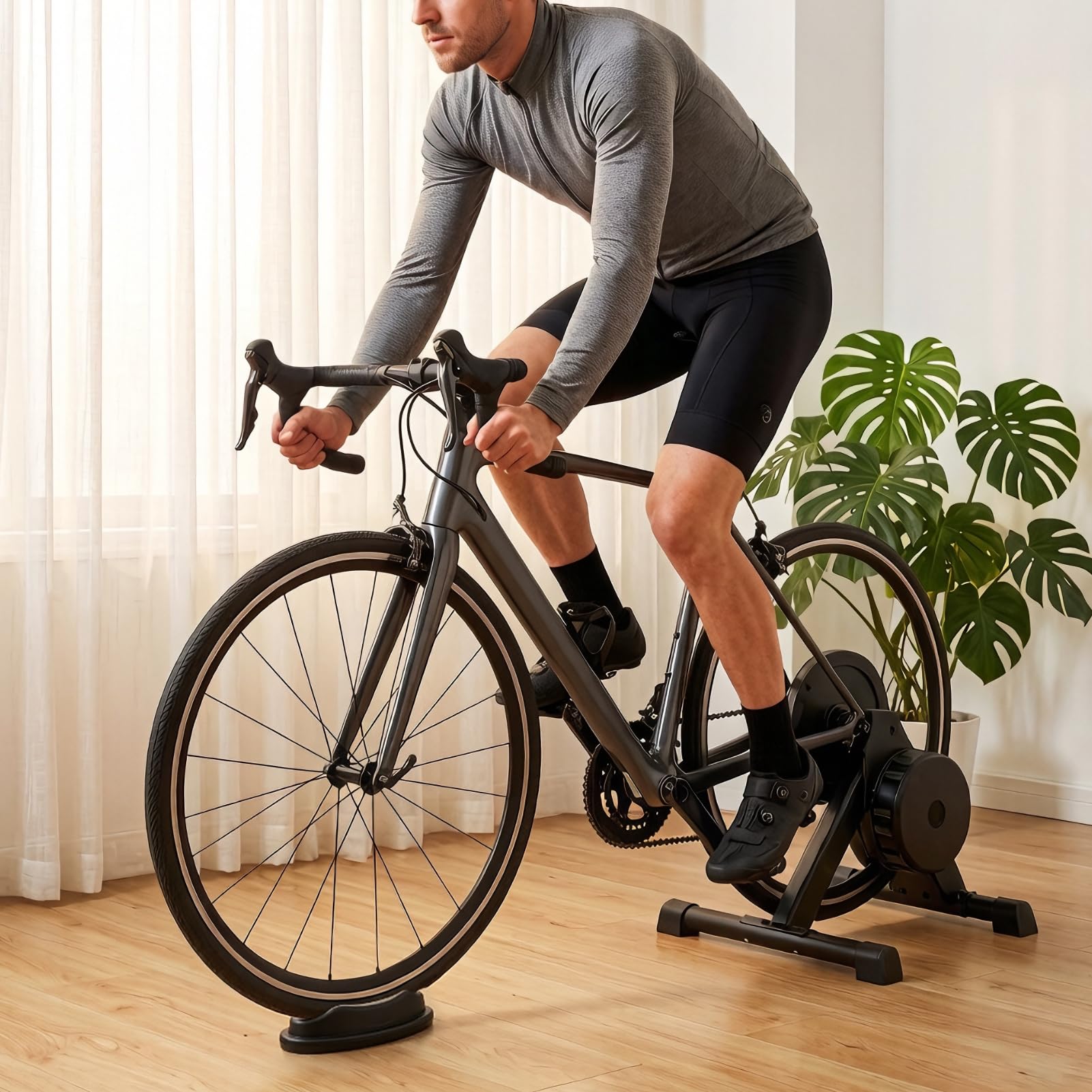 Support Roue Avant Home Trainer,Support Roue Avant Home Trainer,Support De Roue Avant Home Trainer,Llos Ciclismo,Support De Roue Avant De Vélo Antidérapant,Riser De La Roue Avant Cyclie Bloc De Cyclis