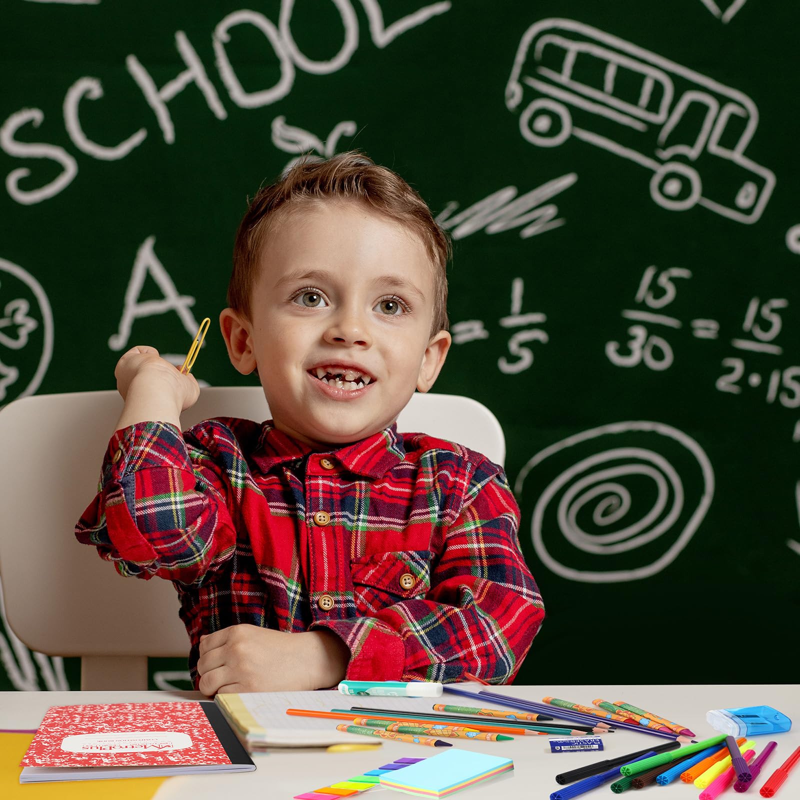 Gilprop 6 set di forniture scolastiche 88 pezzi forniture per il rientro a scuola per studenti forniture essenziali kit pacchetto include matita, quaderno, righello, colla, forbici, note appiccicose