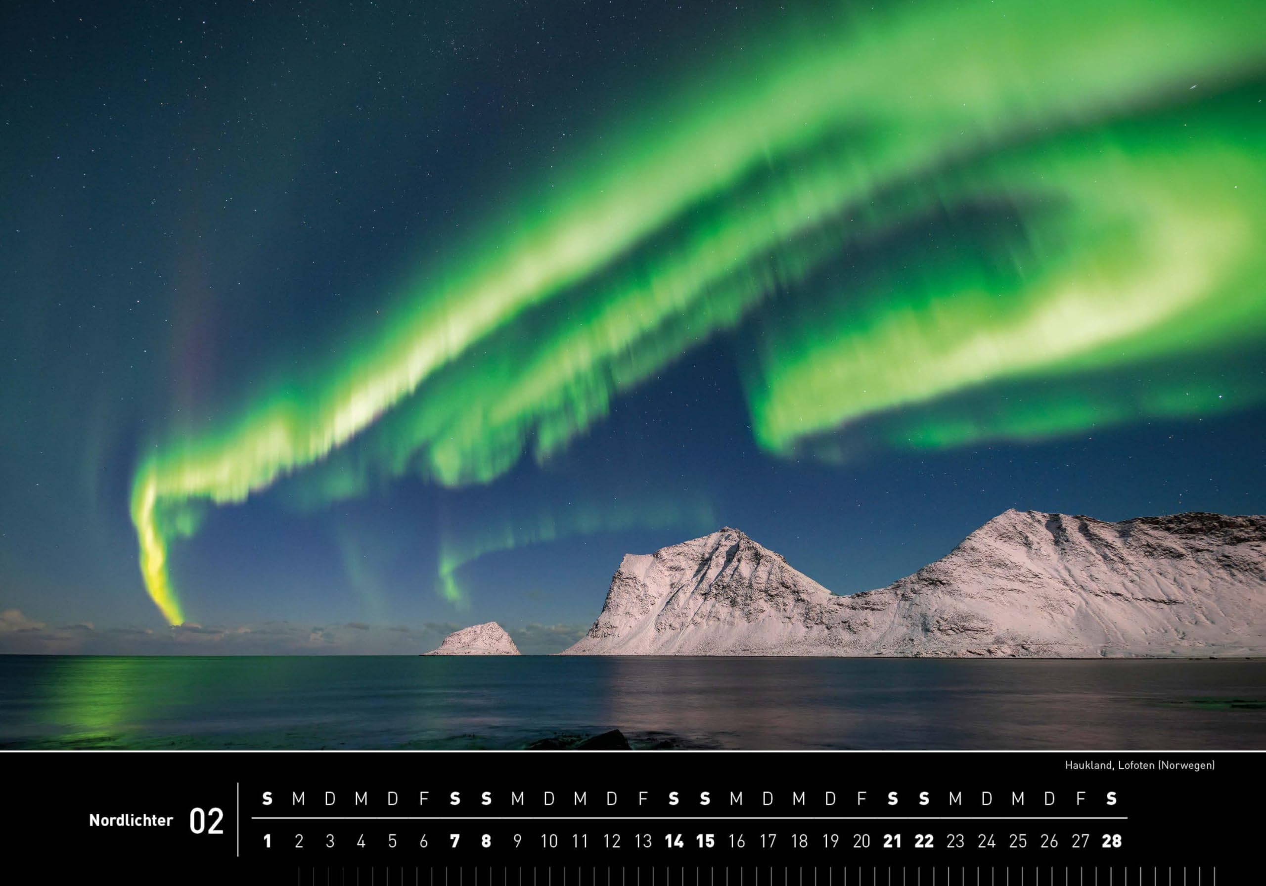Nordlichter Premiumkalender 2026