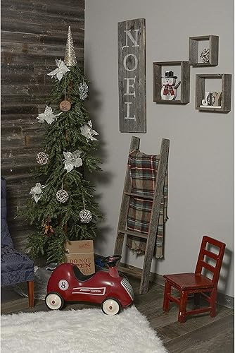 Miniatura 5 de Panel de madera rústica tipo granero, reciclada, madera real, tablones de pared rústicos, fácil instalación