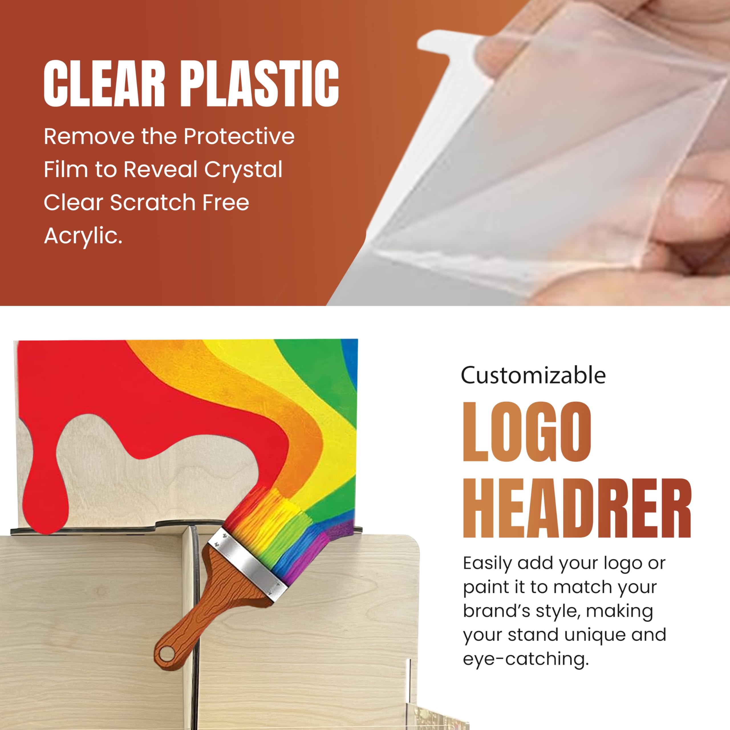 Versatile 4-Sided Rotating Display Stand for Candy, Snacks, Jams, Produce and More - Ideal for Craft Shows, Farmers Markets, and Retail Stores - 12 Shelves, Heavy-Duty Design, Easy Setup (Natural)