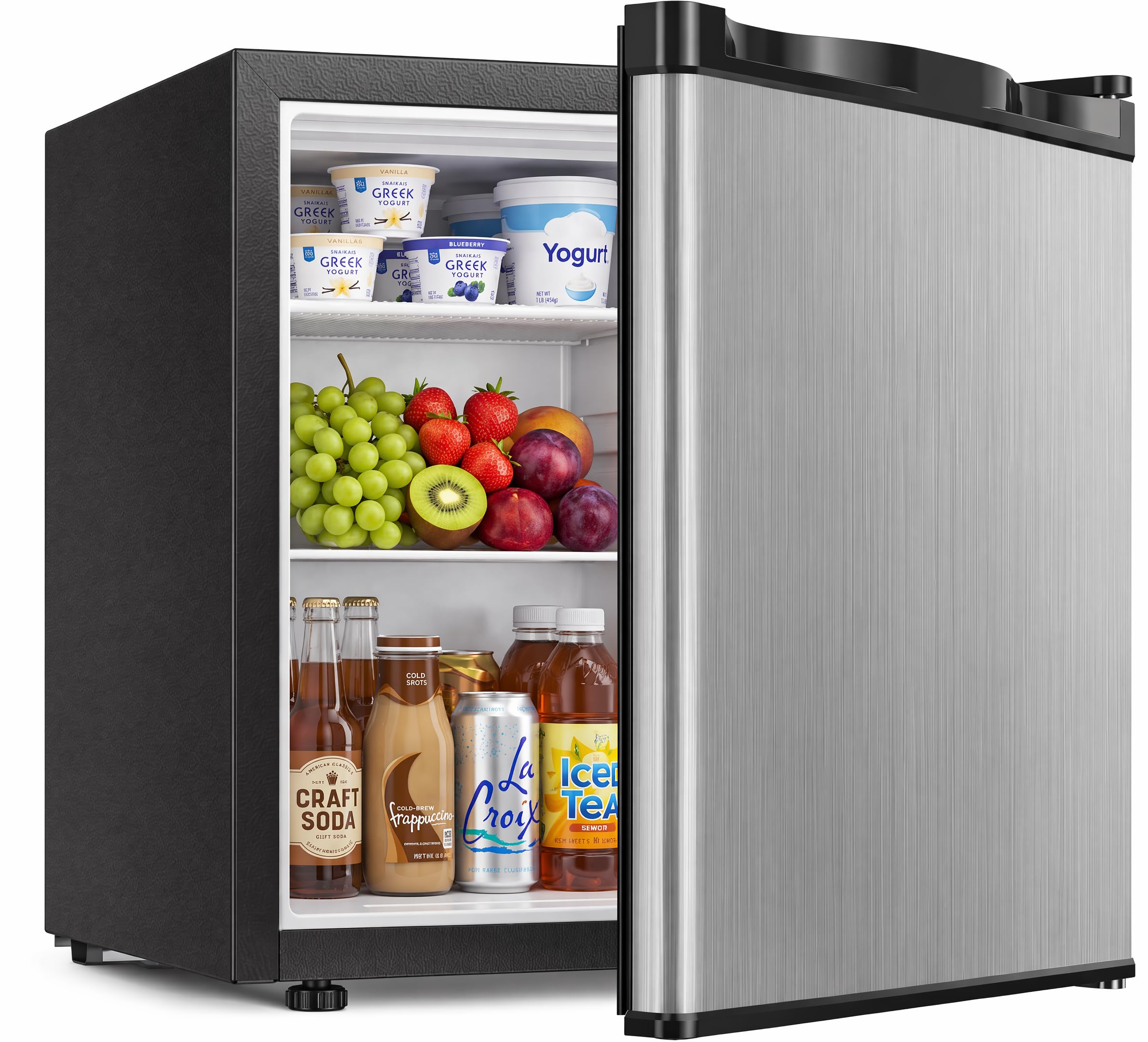 Feelfunn CRF011-16 1.7 cu ft Compact Freezer Silver