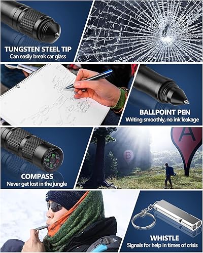 Miniatura 3 de Regalos para hombres, accesorios geniales para hombres, bolígrafo multiherramienta 12 en 1, regalos de cumpleaños para hombres, regalos para novio