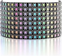 Vista 10 de SEZO Matriz LED WS2812B RGB 5050SMD Panel de pantalla LED direccionable individualmente 16x16 256 píxeles digital flexible para Arduino Imagen