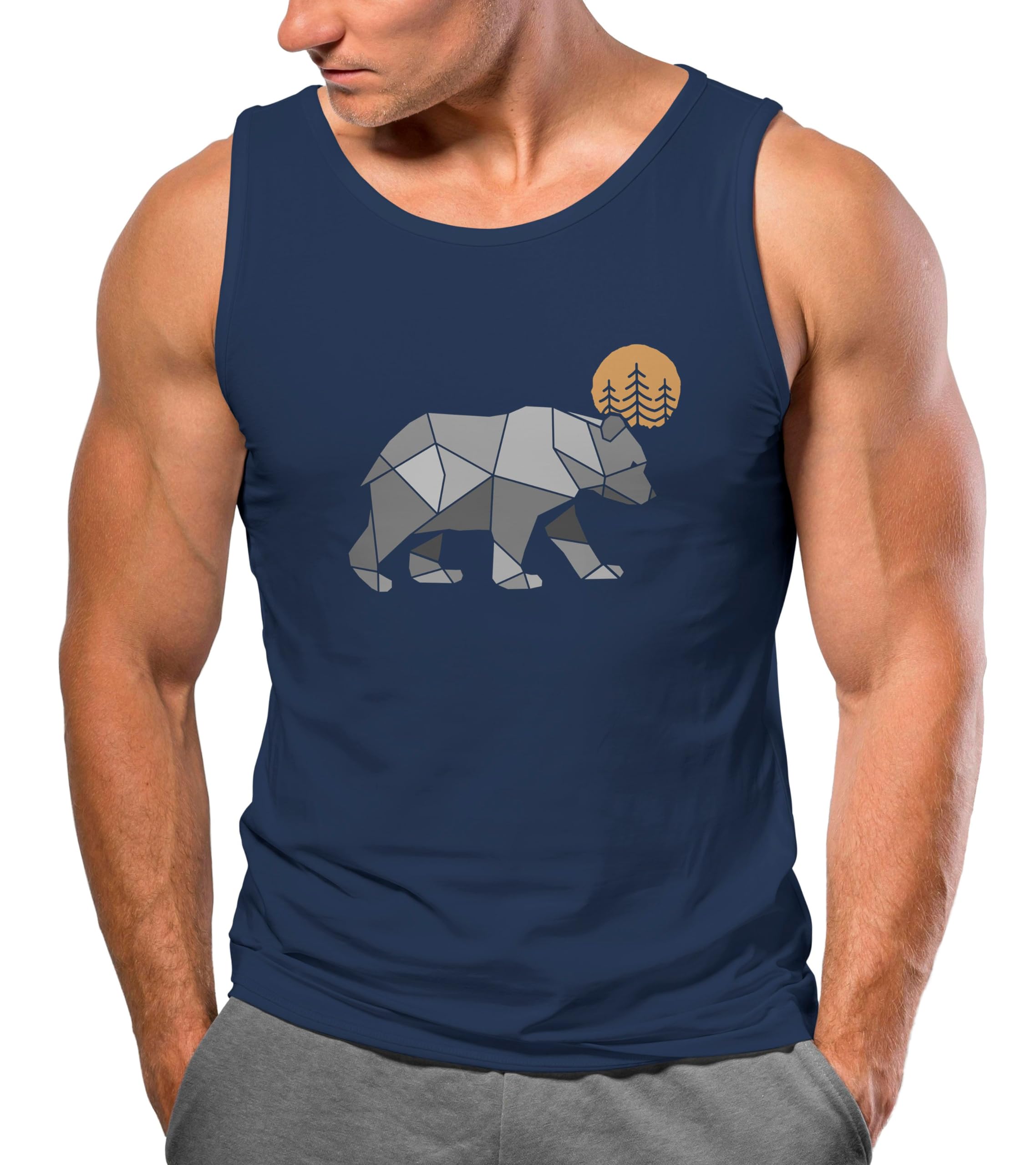  Herren Tank-Top Neverless Mond Outdoor Wandern Natur Print Aufdruck Muskelshirt
| Neverless Herren Muskelshirt Outdoor 