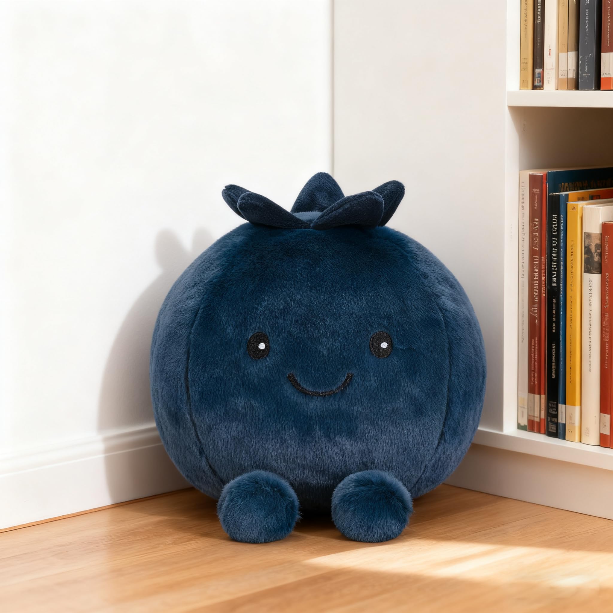 Amazon.co.jp: BEEPEACH 8インチ かわいいブルーベリーぬいぐるみ 脚