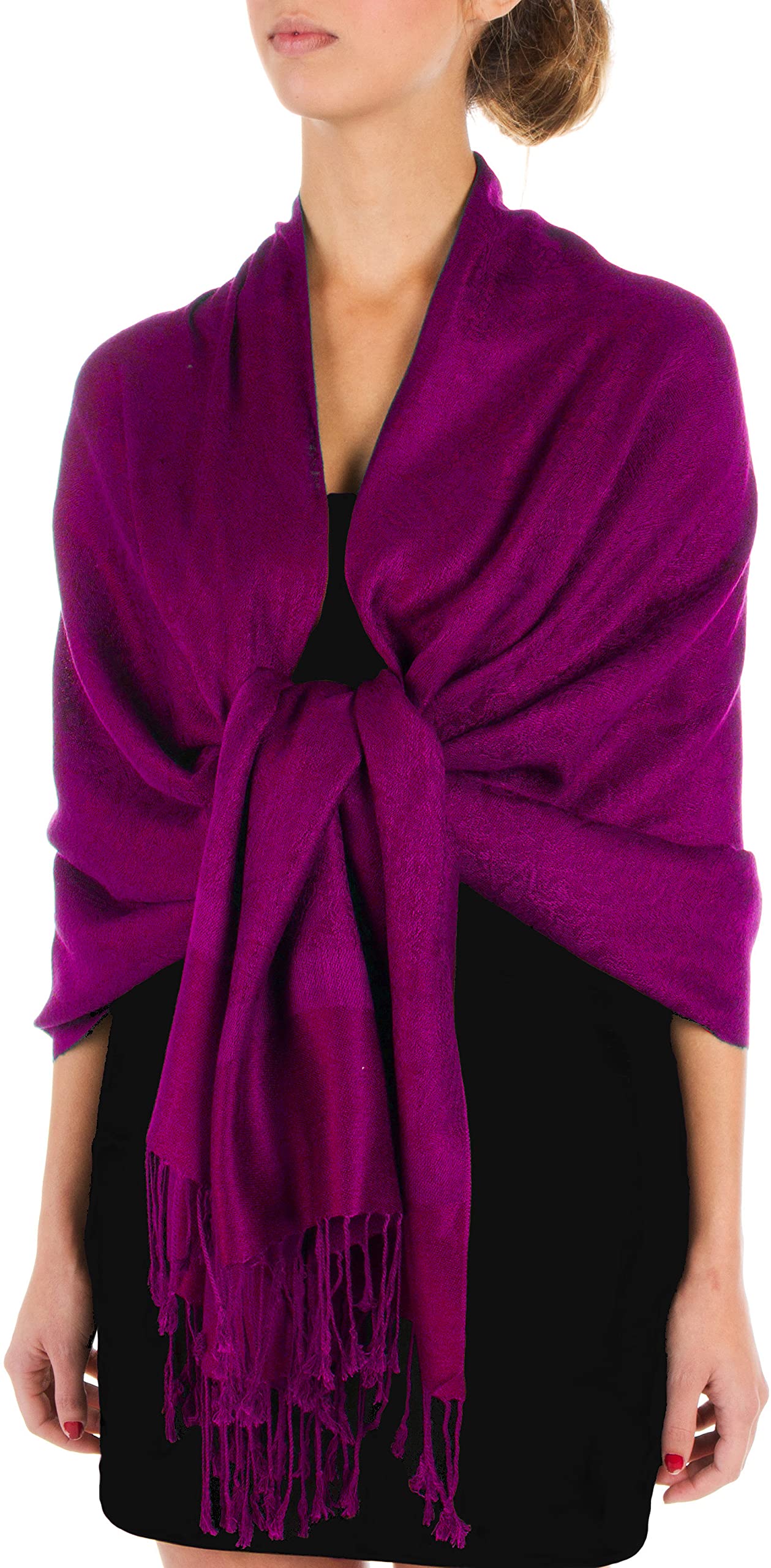 Sakkas Pashmina-Schal, Stola, Vintage-Stil, Jacquard, Paisleymuster, zweifarbig