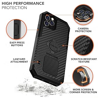 ROKFORM スマートフォンケース iPhone 12/Pro ケースセット Amazon.com: Rokform - iPhone 12 and 12 Pro Case, Crystal