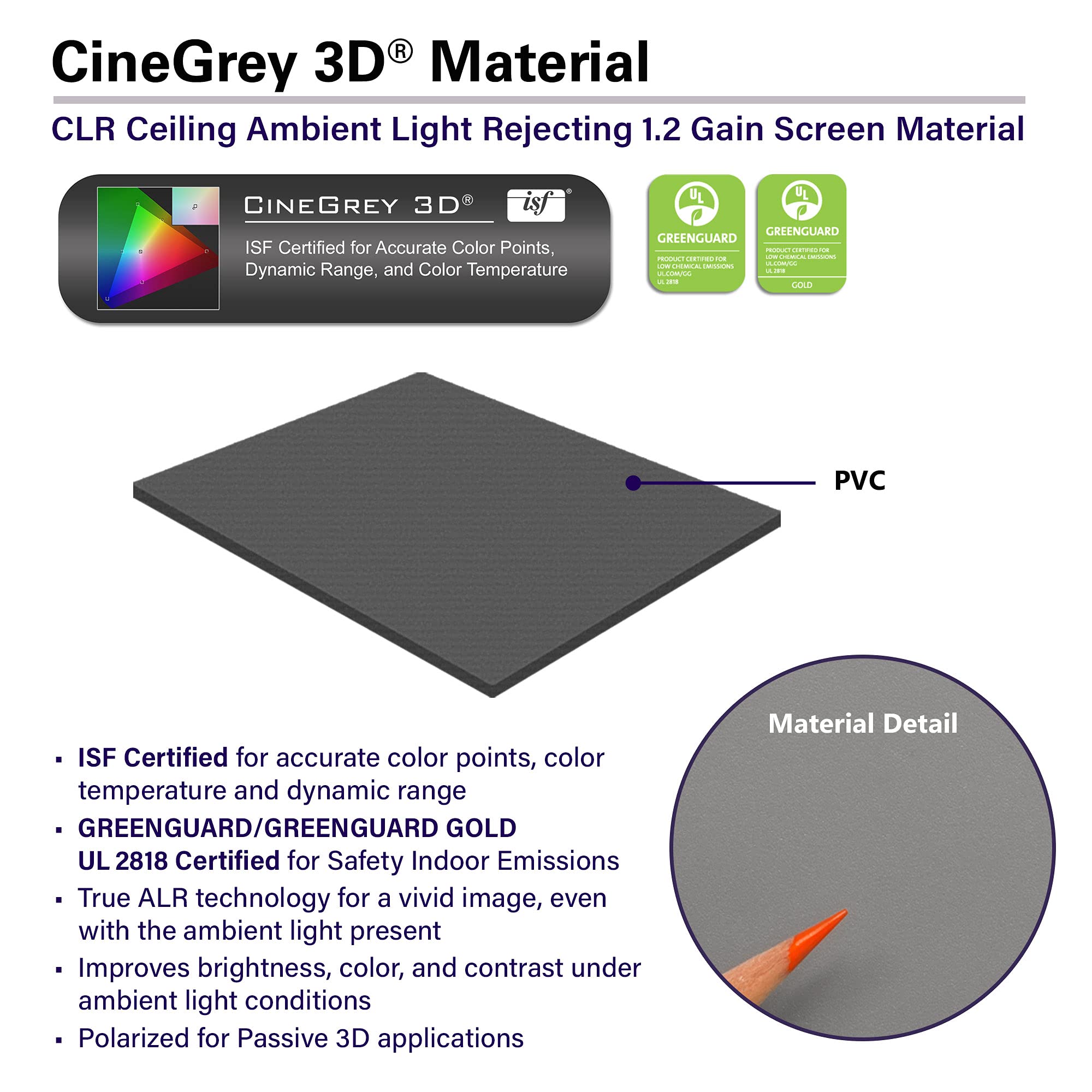 Elite Screens Edge Free Ambient Light Rejecting Fixed Frame Projection Projector Screen,Aeon CineGrey 3D Series, 120-inch 16:9 for Home Theater, Movie and Office Presentations AR120DHD3