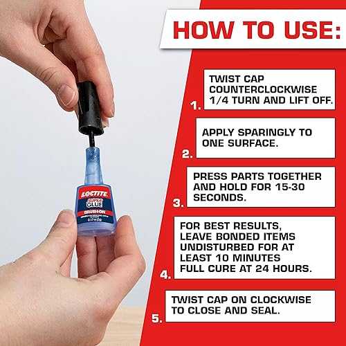 Miniatura 2 de Loctite Super Glue Brush On Liquid 018 onzas 1 tubo