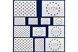 American Flag Star Stencils for Painting Wall