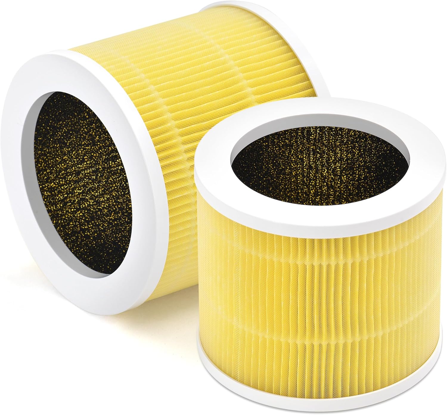 [Pet Filter] A1 Air Filter Replacement Compatible with Vewior Air Purifier Filter Replacement, Model HQSC-50, HQKJ-80, AMEIFU AP01W, KOIOS HQKJ-50 3-in-1 Filtration Efficient Air Cleaner 2 Packs