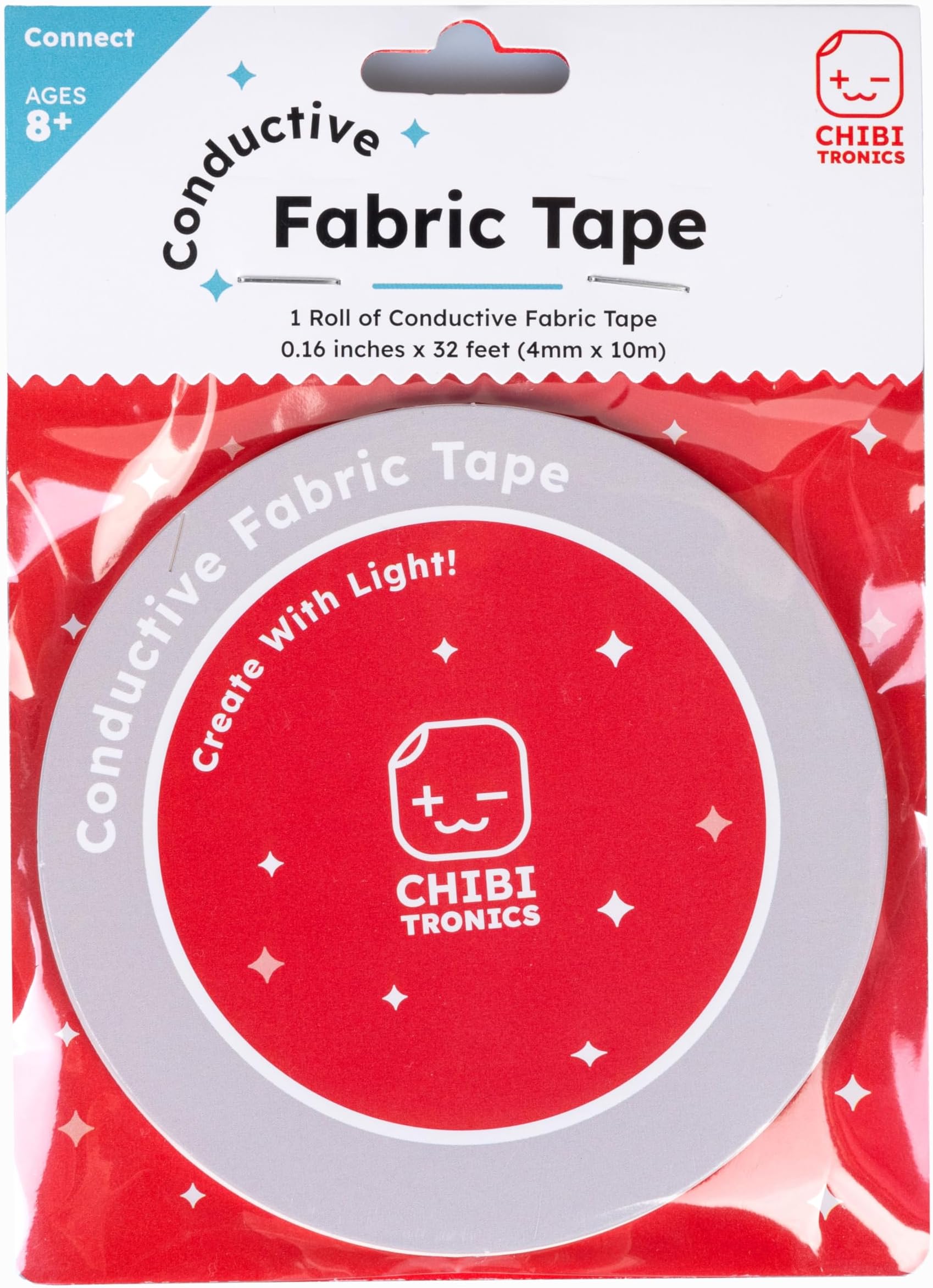 Conductive Fabric Tape roll, 4mm Width, 32 feet/(10m Length)