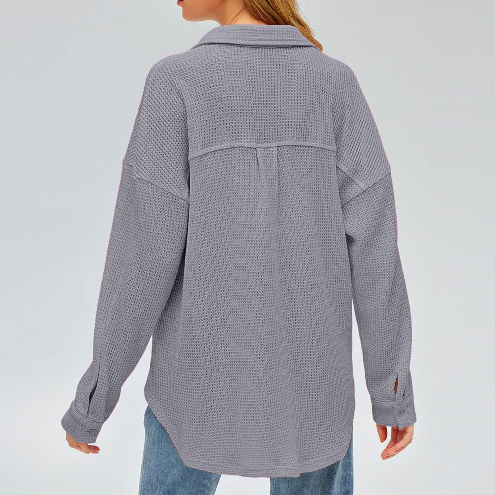 Genérico Camisa Mujer Tallas Grandes T Shirt Cómoda Blusa Sueltas Holgado Túnica Informal Top Transpirable Casual Blusas De Elegantes Camiseta Slim Fit Camisas