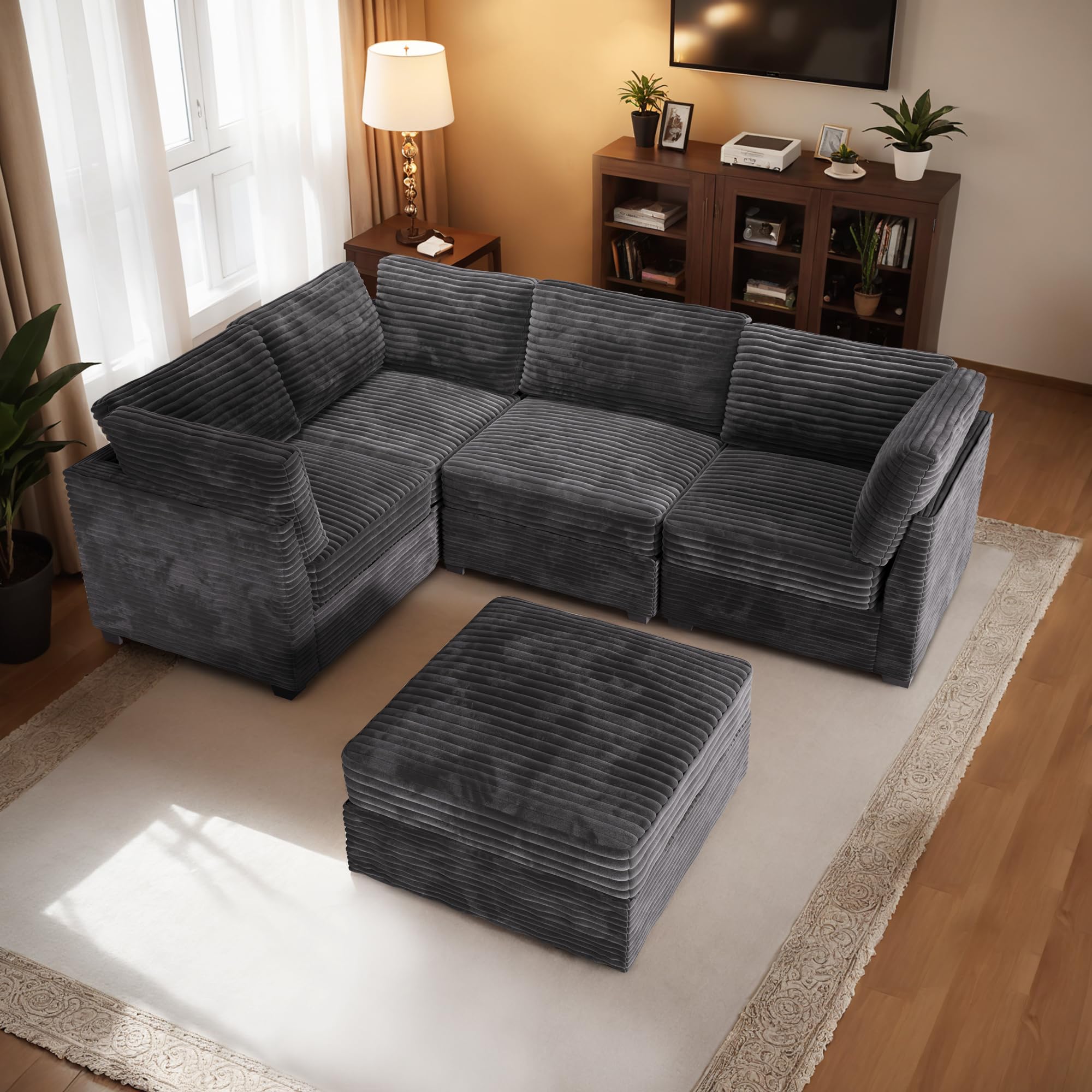 HOOOWOOO Modular Sectional Sofa