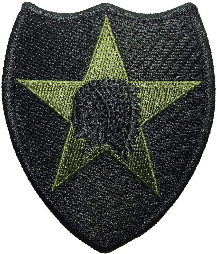 Amazon.com: Papapatch 2nd Infantry Sign Badge US Army Indian Head ...