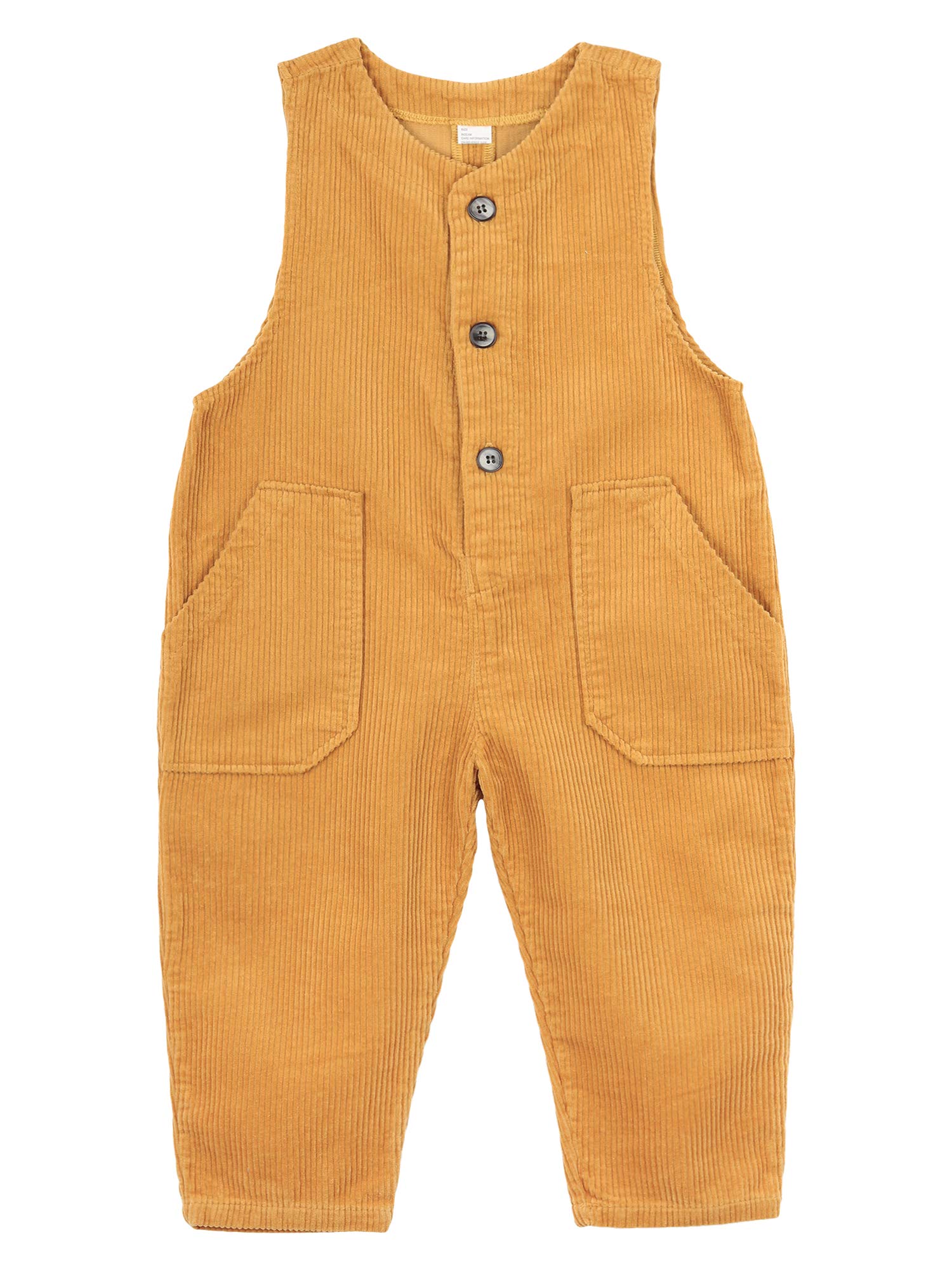 Tuta da Gioco per bebé Bambini Bambine Ragazzi in Velluto a Coste Tutina Pantaloni da Giocatore Tutina Tuta Stile Vintage Taglia 80/86/92/98/104/110/116/122
